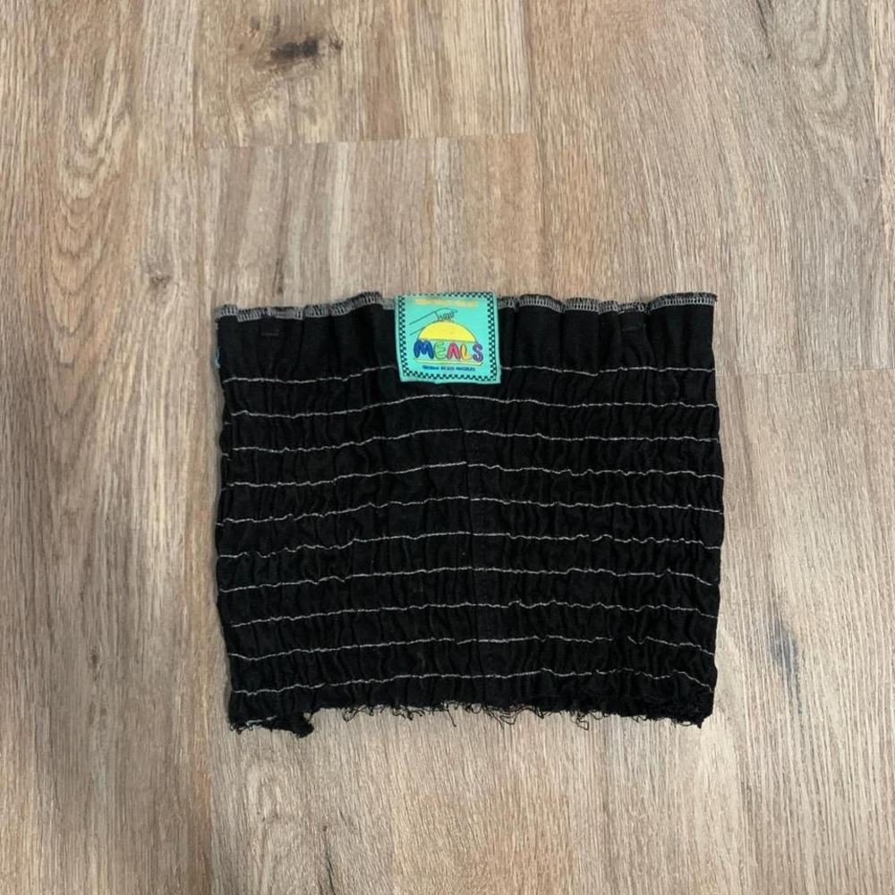 Meals Lettuce Stretch Top in Licorice‎ black *altered*